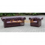 Classic 311 Antikrot Chesterfield Garnitur