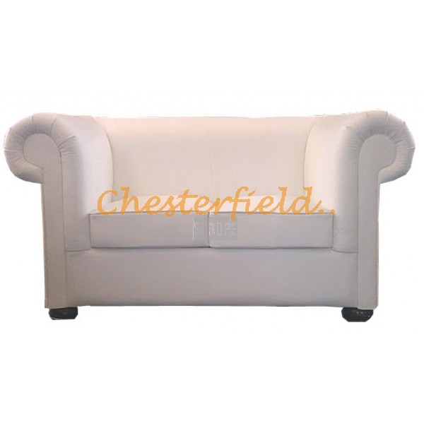 London Weiß (K1) 2-Sitzer Chesterfield Sofa