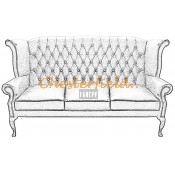 Queen 3er Chesterfield Sofa (2)