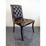 Classic Antikbraun Chesterfield Stuhl A5