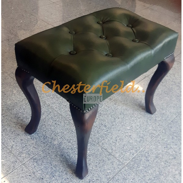 Chesterfield Cambridge Hocker 40x60 Antikgrün (A8)