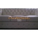 Classic Off Weiß 3-Sitzer Chesterfield Sofa