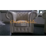Classic Off-White (K2) Chesterfield Sessel