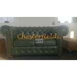 Classic 32 Antikgruen Chesterfield Garnitur