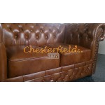 Lord Antikgold 2-Sitzer Chesterfield Sofa