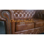 Lord 211 Antikgold Chesterfield Garnitur