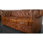 Lord Antikgold 3-Sitzer Chesterfield Sofa