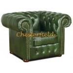 Classic XL Antikgruen (A8) Cheserfield Sessel 