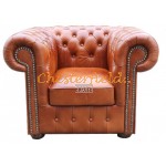 Classic XL Antikwhisky (C12) Chesterfield Sessel 