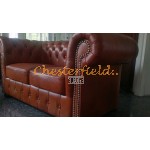 Classic 311 Antikwhisky Chesterfield Garnitur