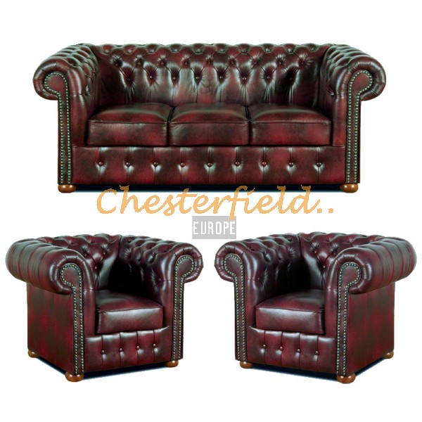 Classic 311 Antikrot Chesterfield Garnitur