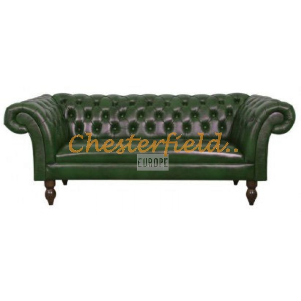 Diva Antikgruen 3-Sitzer Chesterfield Sofa