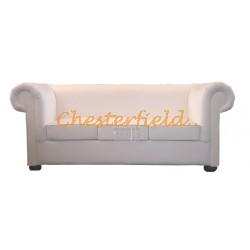 London Weiß (K1) 3-Sitzer Chesterfield Sofa 