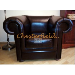 London Antikbraun XL (A5) COLA Chesterfield Sessel 