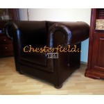 London Antikbraun XL (A5) COLA Chesterfield Sessel 