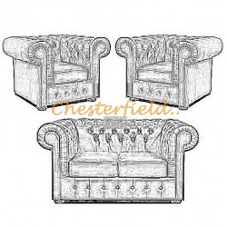 Bestellung Mark 211 Chesterfield Sofagarnitur in anderen Farben