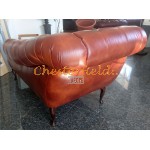 Recamiere Pompadour Chesterfield Linksseitig C12 Antikwhisky