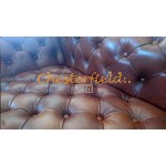 Recamiere Pompadour Chesterfield Linksseitig C12 Antikwhisky