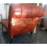 Recamiere Pompadour Chesterfield Rechtsseitig  C12 Antikwhisky