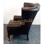 Queen Antikbraun (A5) Chesterfield Ohrensessel