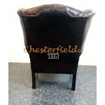 Queen Antikbraun (A5) Chesterfield Ohrensessel