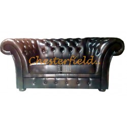 Windchester Antikbraun 2-Sitzer Chesterfield Sofa