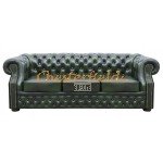 Windsor Antikgruen 3-Sitzer Chesterfield Sofa