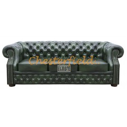 Windsor Antikgruen 3-Sitzer Chesterfield Sofa