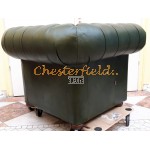 Classic Antikgruen (A8) Cheserfield Sessel