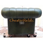 Classic XL Antikgruen (A8) Cheserfield Sessel 