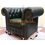 Classic XL Antikgruen (A8) Cheserfield Sessel 