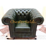 Classic Antikgruen (A8) Cheserfield Sessel