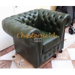 Classic Antikgruen (A8) Cheserfield Sessel