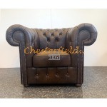 Classic 211 Antik mittelbraun Chesterfield Garnitur A5M