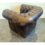 Classic XL Antik mittelbraun (A5M) Chesterfield Sessel 