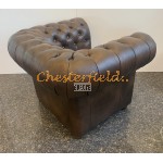 Classic Antik Mittelbraun (A5M) Chesterfield Sessel 