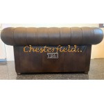 Classic XL Antik mittelbraun 2-Sitzer Chesterfield Sofa 