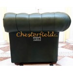 Classic XL Antikgruen 2-Sitzer Chesterfield Sofa 