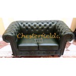 Classic Antikgruen 2-Sitzer Chesterfield Sofa