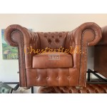 Classic XL Antikwhisky (C12) Chesterfield Sessel 