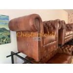 Classic 321 Antikwhisky Chesterfield Garnitur