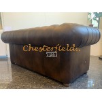 Classic Antik mittelbraun 3-Sitzer Chesterfield Sofa (A5M)