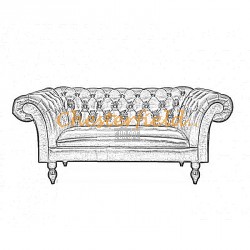 Diva 2er Chesterfield Sofa