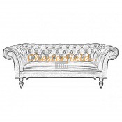 Diva 3er Chesterfield Sofa (4)