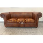 London XL Whisky (C12) 3-Sitzer Chesterfield Sofa