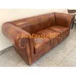 London XL Whisky (C12) 3-Sitzer Chesterfield Sofa