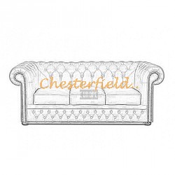 Lord 3er Chesterfield Sofa