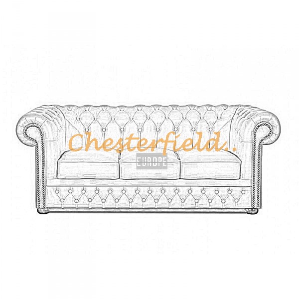 Lord XL 3-Sitzer Chesterfield Ledersofa in anderen Farben