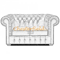 Mark 2er Chesterfield Sofa