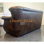 Monk Antikmittelbraun 3-Sitzer Chesterfield Sofa (A5M)